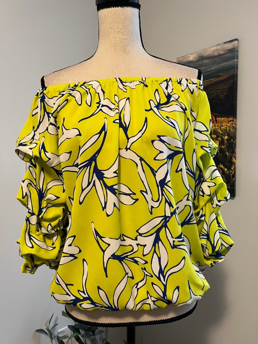CeCe Floral Blouse.